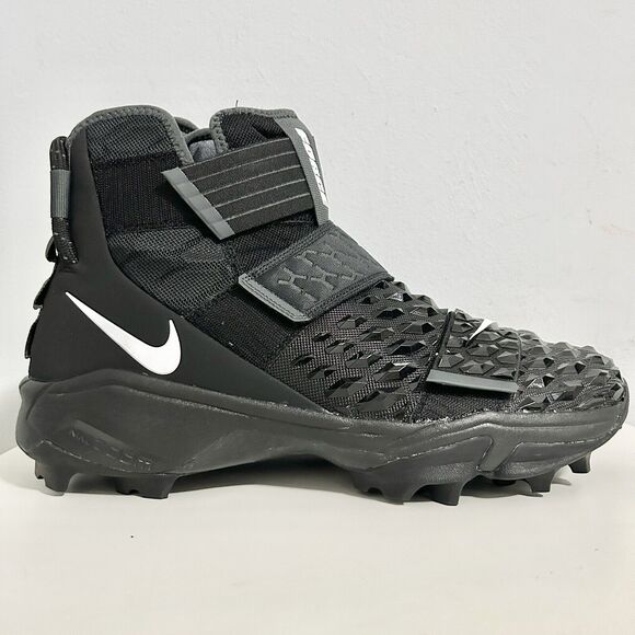 Nike Zoom Force Savage Elite 2 Shark “Black White” Men’s Size 12.5-15 FB Cleats - Picture 2 of 9